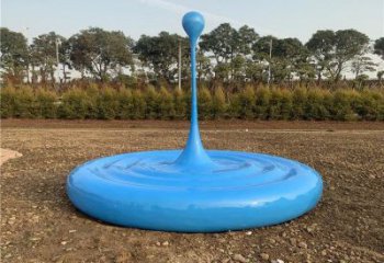 水滴雕塑制造，街景小品，景觀烤漆水滴雕塑優(yōu)價(jià)