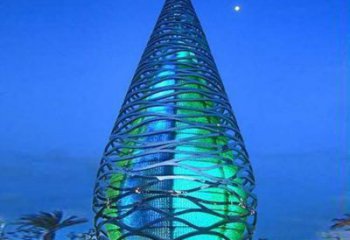 水滴雕塑訂做，城市裝飾，庭院鏤空水滴雕塑展品