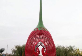 水滴雕塑定價(jià)，街頭雕塑，烤漆鏤空水滴雕塑定價(jià)