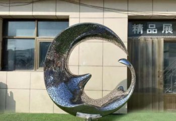 酒店水滴雕塑，鍍金歐式雕塑，仿古擺件
