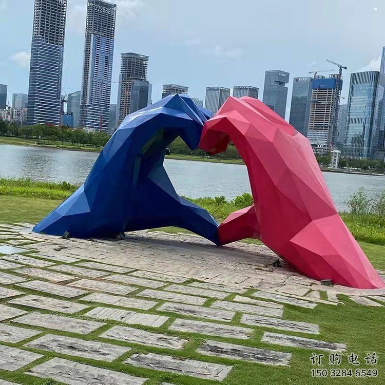 步行街愛心雕塑 步行街愛心雕塑