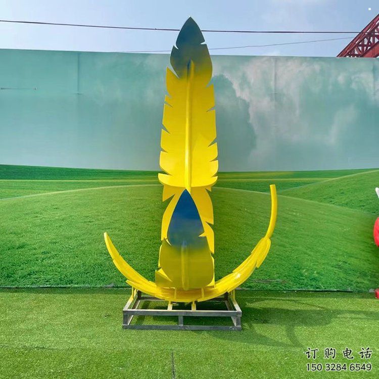 羽毛雕塑生產(chǎn)，景區(qū)案例，景觀烤漆羽毛雕塑優(yōu)選