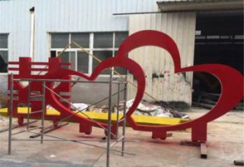 love雕塑制作專供，園林裝飾，建筑不銹鋼love雕塑廠家