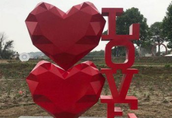 love字母雕塑承接，鍛造工藝，不銹鋼love雕塑廠家