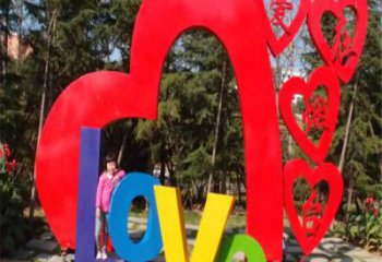 鏤空l(shuí)ove雕塑承接，城市裝飾，大型不銹鋼love雕塑公司