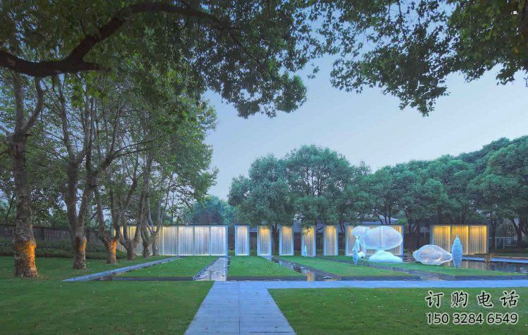 云朵景觀雕塑廠家，鏤空工藝制作，鏤空云朵雕塑廠