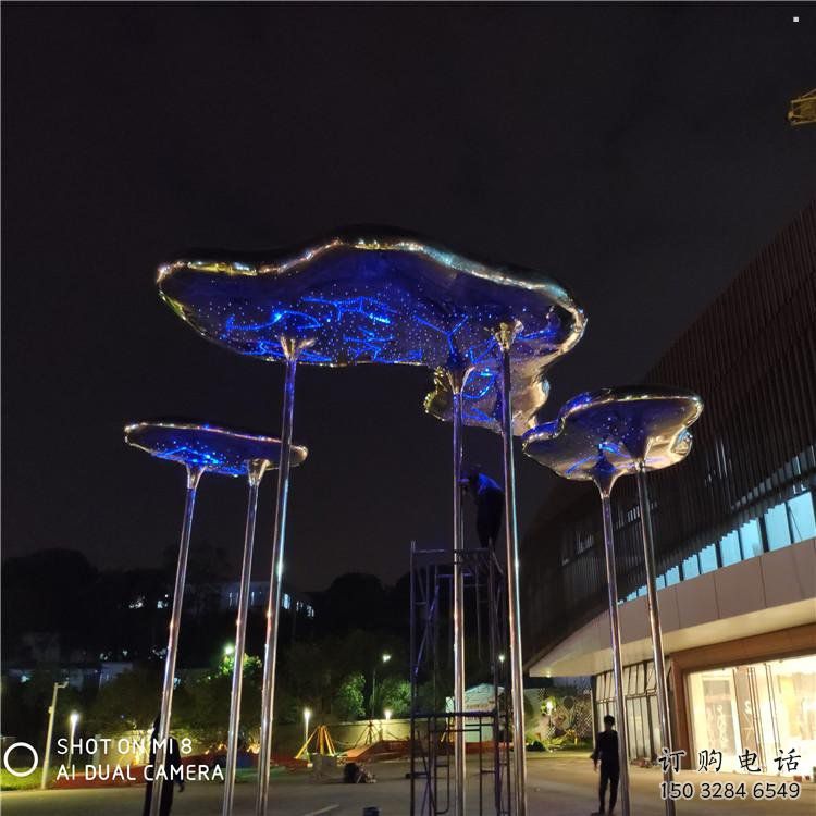 祥云雕塑供需，廣場(chǎng)雕塑，不銹鋼祥云雕塑定制