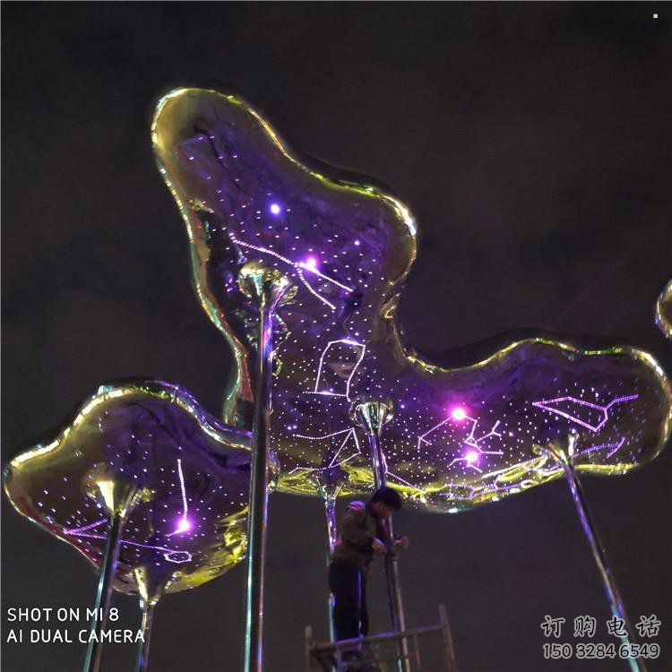 祥云雕塑制造，街景小品，景觀不銹鋼祥云雕塑優(yōu)價
