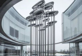 祥云雕塑標(biāo)準(zhǔn)，廣場(chǎng)雕塑，不銹鋼祥云雕塑供給