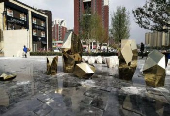 幼兒園景觀石雕塑，鐵藝文化雕塑，鑄造制作