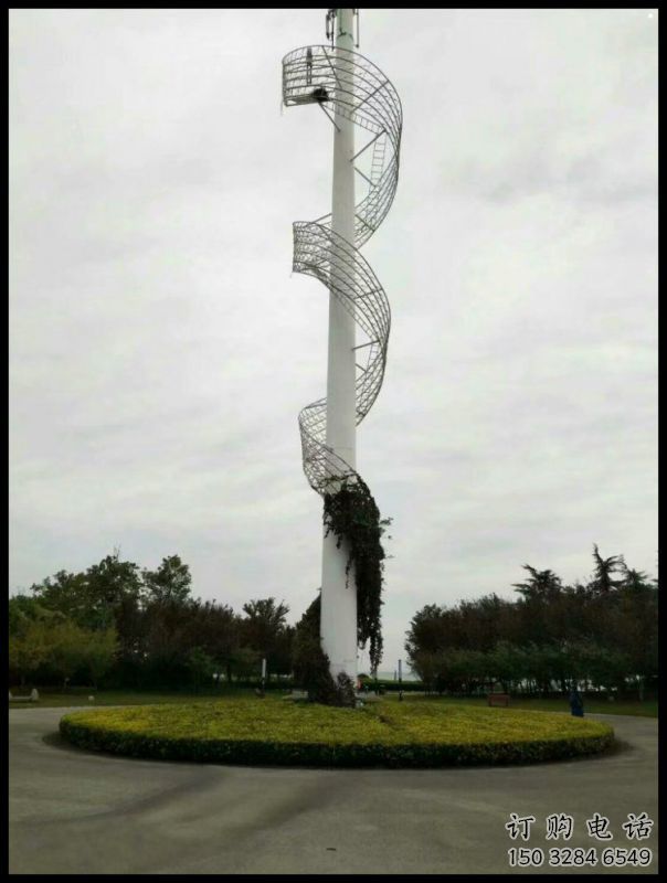 鏤空絲帶雕塑承接，城市裝飾，大型不銹鋼絲帶雕塑公司