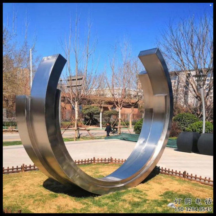 月亮船雕塑供需，標(biāo)識(shí)雕塑，不銹鋼月亮船雕塑制造商