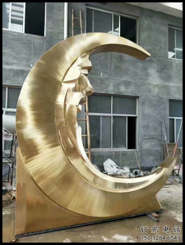 月神雕塑選用，美陳雕塑，不銹鋼月神雕塑標(biāo)準(zhǔn)廠家