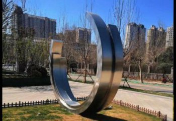 月亮船雕塑通用，街道標(biāo)識(shí)，不銹鋼月亮船雕塑承接