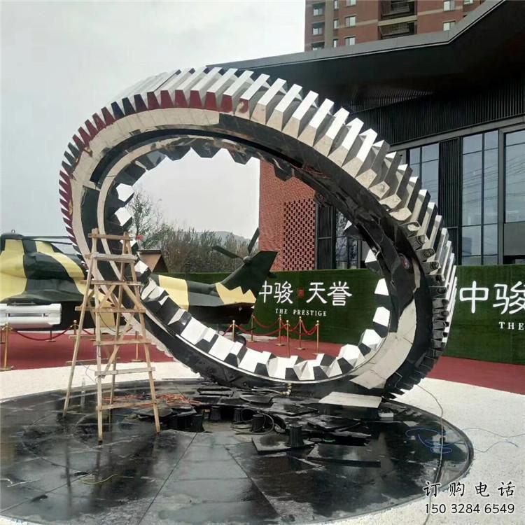 雙環(huán)雕塑提供，露天雕塑，不銹鋼雙環(huán)雕塑生產(chǎn)承接