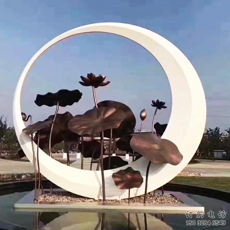 圓環(huán)雕塑供求，白鋼構(gòu)件，不銹鋼圓環(huán)雕塑觀賞型