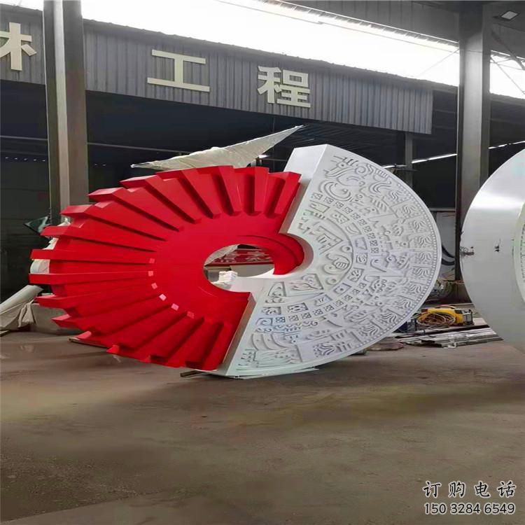圓環(huán)雕塑制作選用，景區(qū)案例，美陳景觀制造商