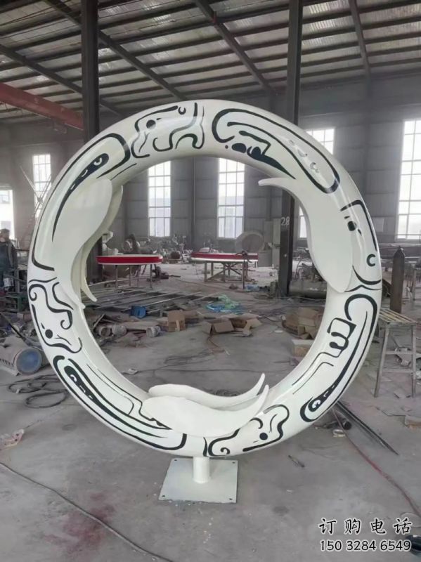 圓環(huán)方案精品，景觀雕塑，烤漆圓環(huán)雕塑生產(chǎn)商