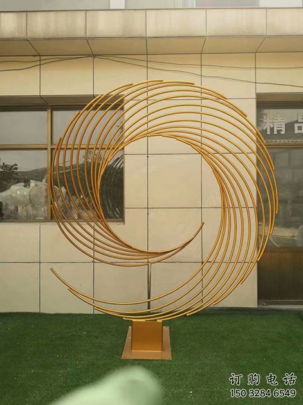 圓環(huán)雕塑供求，露天雕塑，鏤空圓環(huán)雕塑制作
