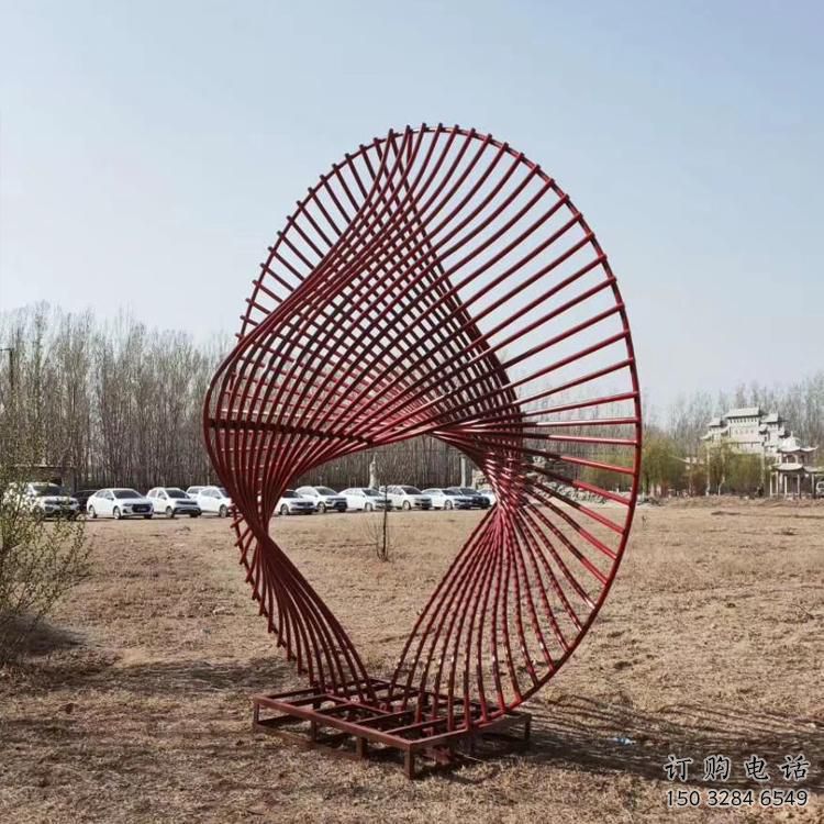 圓環(huán)雕塑供求，美陳雕塑，鏤空圓環(huán)雕塑制造