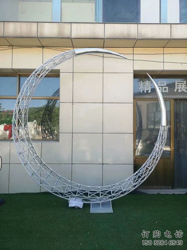 圓環(huán)雕塑精選，多彩藝術，鏤空圓環(huán)雕塑生產(chǎn)優(yōu)價