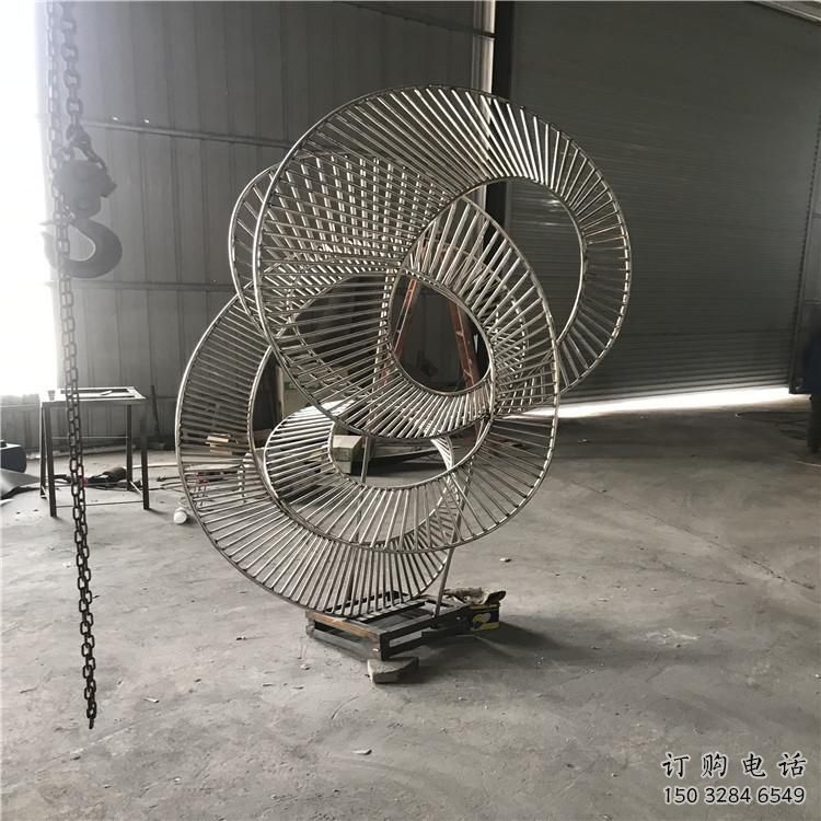 圓環(huán)方案供應，圓雕體系，鏤空圓環(huán)雕塑制作展品