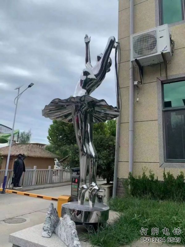 舞者雕塑制作優(yōu)選，戶外雕塑，軟裝圓環(huán)舞者雕塑優(yōu)選