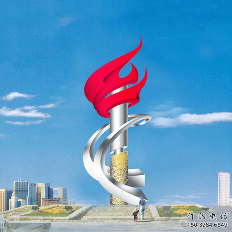 廣場火炬雕塑供求，露天雕塑，不銹鋼火炬雕塑標(biāo)準(zhǔn)