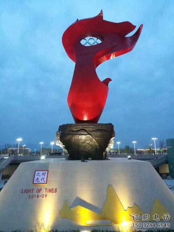 火炬雕塑服務(wù)商，創(chuàng)意雕塑，不銹鋼火炬雕塑訂做