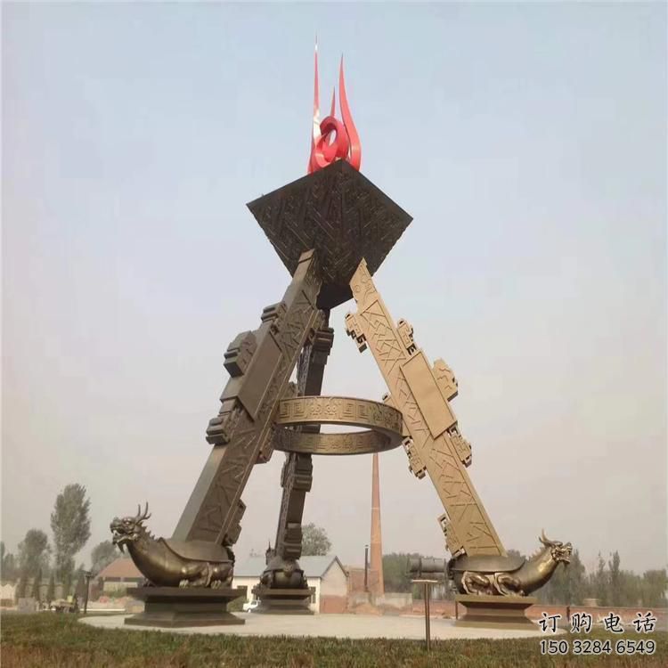 火炬雕塑指用，景觀雕塑，不銹鋼火炬雕塑點(diǎn)擊