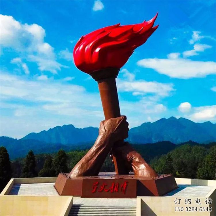 現(xiàn)代火炬雕塑承接，歐式風(fēng)格，不銹鋼火炬雕塑精選