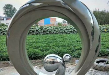 圓環(huán)雕塑優(yōu)選，室外雕塑，不銹鋼圓環(huán)雕塑優(yōu)選