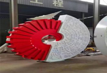 圓環(huán)雕塑制作選用，景區(qū)案例，美陳景觀制造商