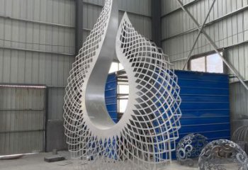 小圓環(huán)雕塑訂做，校園雕塑，鏤空圓環(huán)雕塑廠家