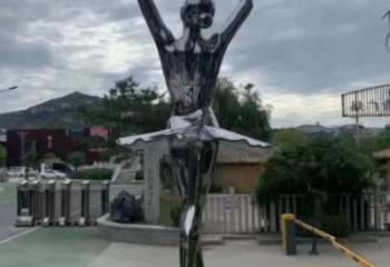 舞者雕塑定做，廣場雕塑，室外圓環(huán)舞者雕塑提供