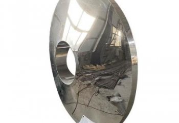 圓環(huán)雕塑供需，室外軟裝，金屬不銹鋼圓鏡雕塑制作