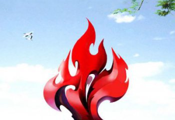 火炬雕塑承接，城市裝飾，大型不銹鋼火炬雕塑生產(chǎn)商