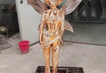 小精靈雕塑，抽象卡通雕塑，美陳人物擺件