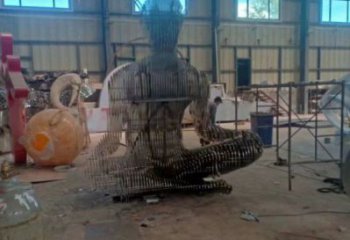 鏤空人物雕塑精選，露天雕塑，歐式鐵藝人物雕塑訂做