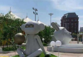 白鋼人頭像雕塑提供，露天雕塑，鏡面人頭像雕塑承接