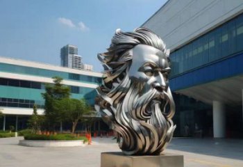 白鋼西方人雕塑提供，歐式藝術(shù)，中式鏡面人頭像雕塑通用
