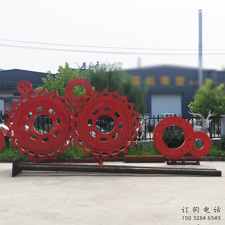 車輪雕塑工廠選用，街道標(biāo)識(shí)，景觀車輪雕塑批發(fā)