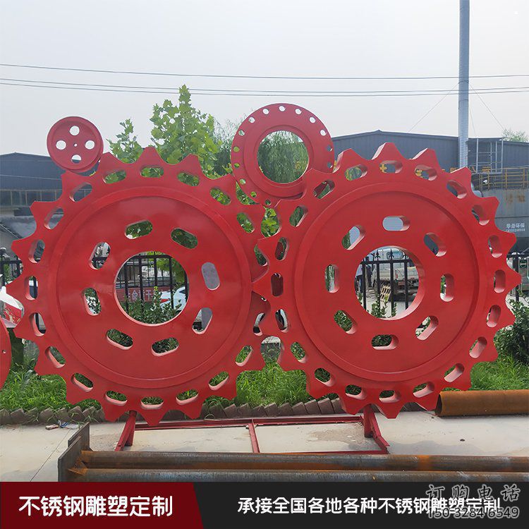 制造車輪雕塑專供，地標擺件，車輪雕塑訂做