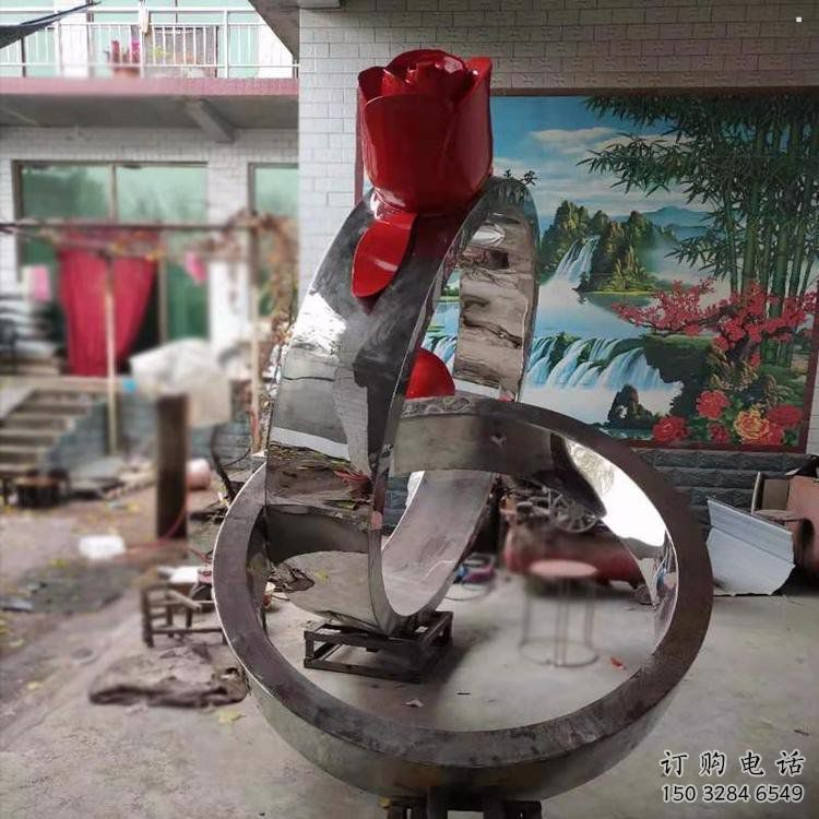 現(xiàn)代戒指環(huán)雕塑承接，歐式風(fēng)格，現(xiàn)代戒指環(huán)雕塑精選