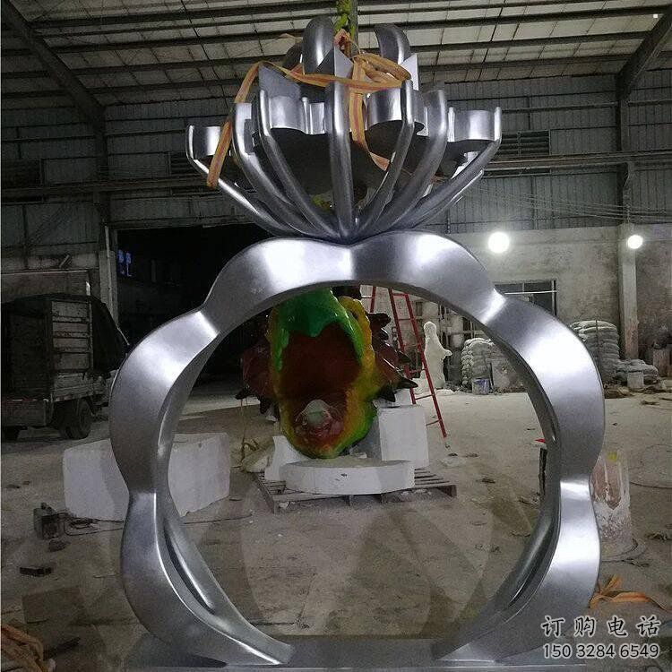 現(xiàn)代鉆戒雕塑定制，中式工藝，鉆戒雕塑造型優(yōu)價(jià)
