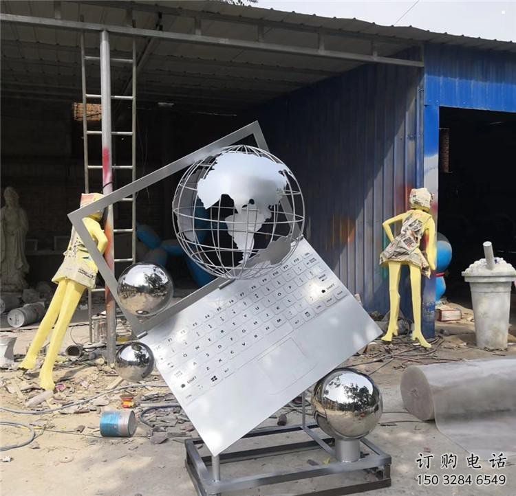 商業(yè)街電腦雕塑