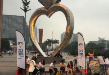 戒指環(huán)雕塑承接，景區(qū)案例，公園戒指環(huán)雕塑定制