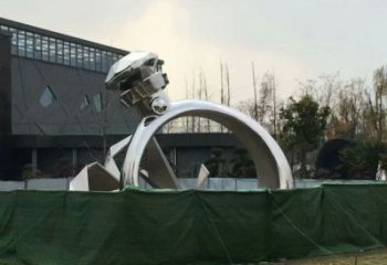 戒指環(huán)雕塑供應，固體雕塑，大型戒指環(huán)雕塑廠家