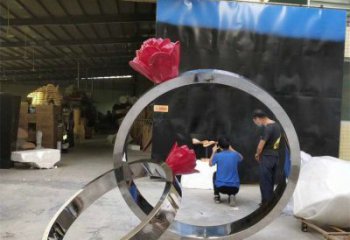 鉆戒雕塑通用，花園小品，廣場景觀鉆戒雕塑優(yōu)價