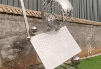 筆記本雕塑展品，彩鋼制作，景觀筆記本雕塑精品